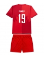 Otroške Nogometnih dresov Kanada Alphonso Davies #19 Domači SP 2026 Kratki rokavi (+ hlače)